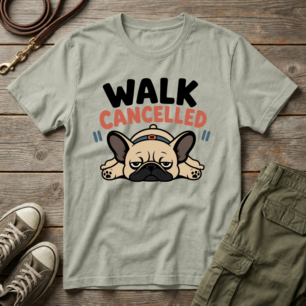 Frenchie Walk Cancelled T-Shirt
