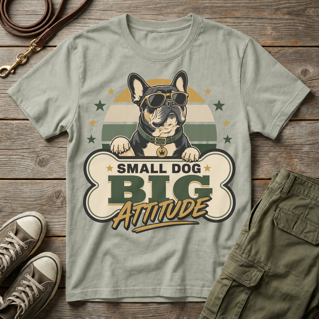 Frenchie Big Attitude T-Shirt