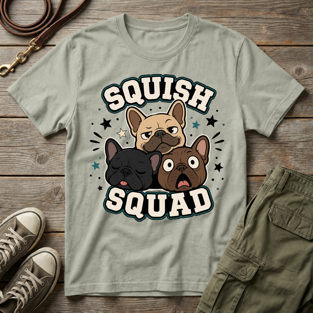Frenchie Squish Squad T-Shirt