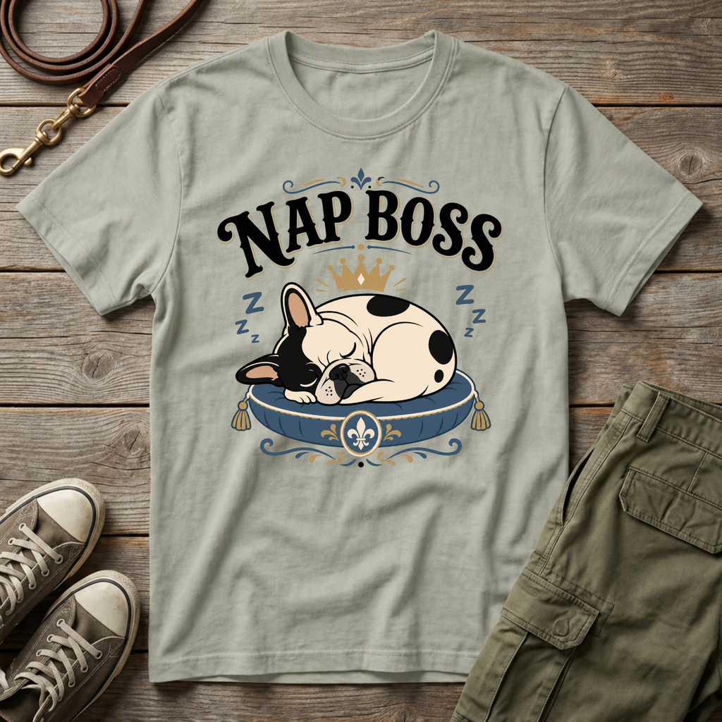 Frenchie Nap Boss T-Shirt