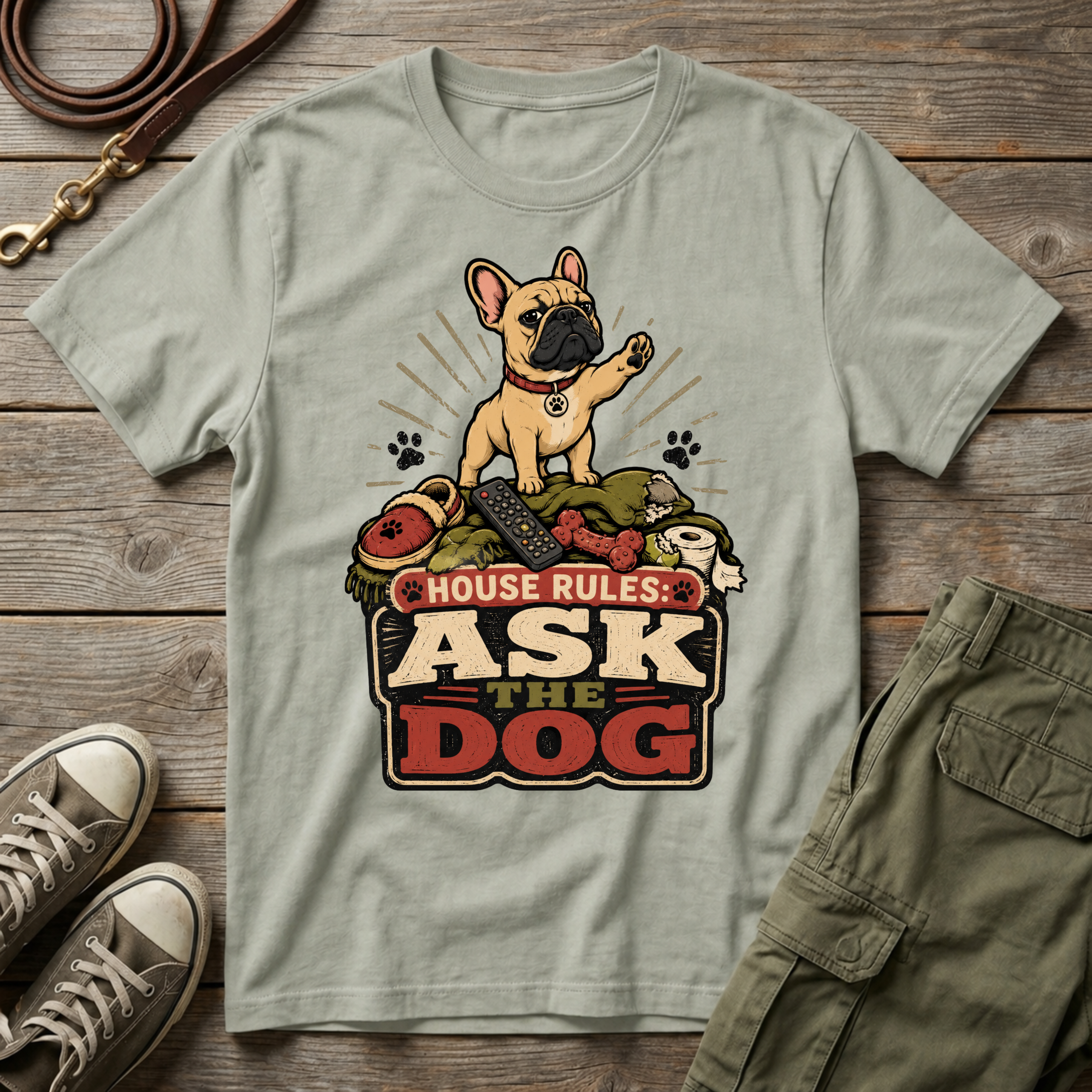 House Rules Ask The Dog T-Shirt