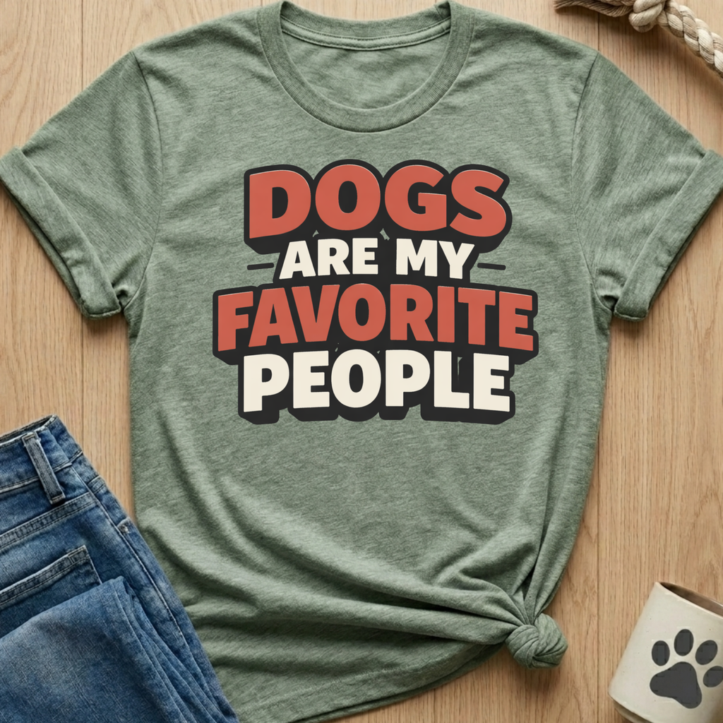 Dogs Are My Fave People T-Shirt