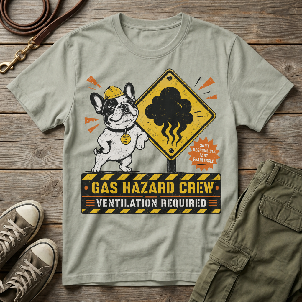 Frenchie Gas Hazard T-Shirt