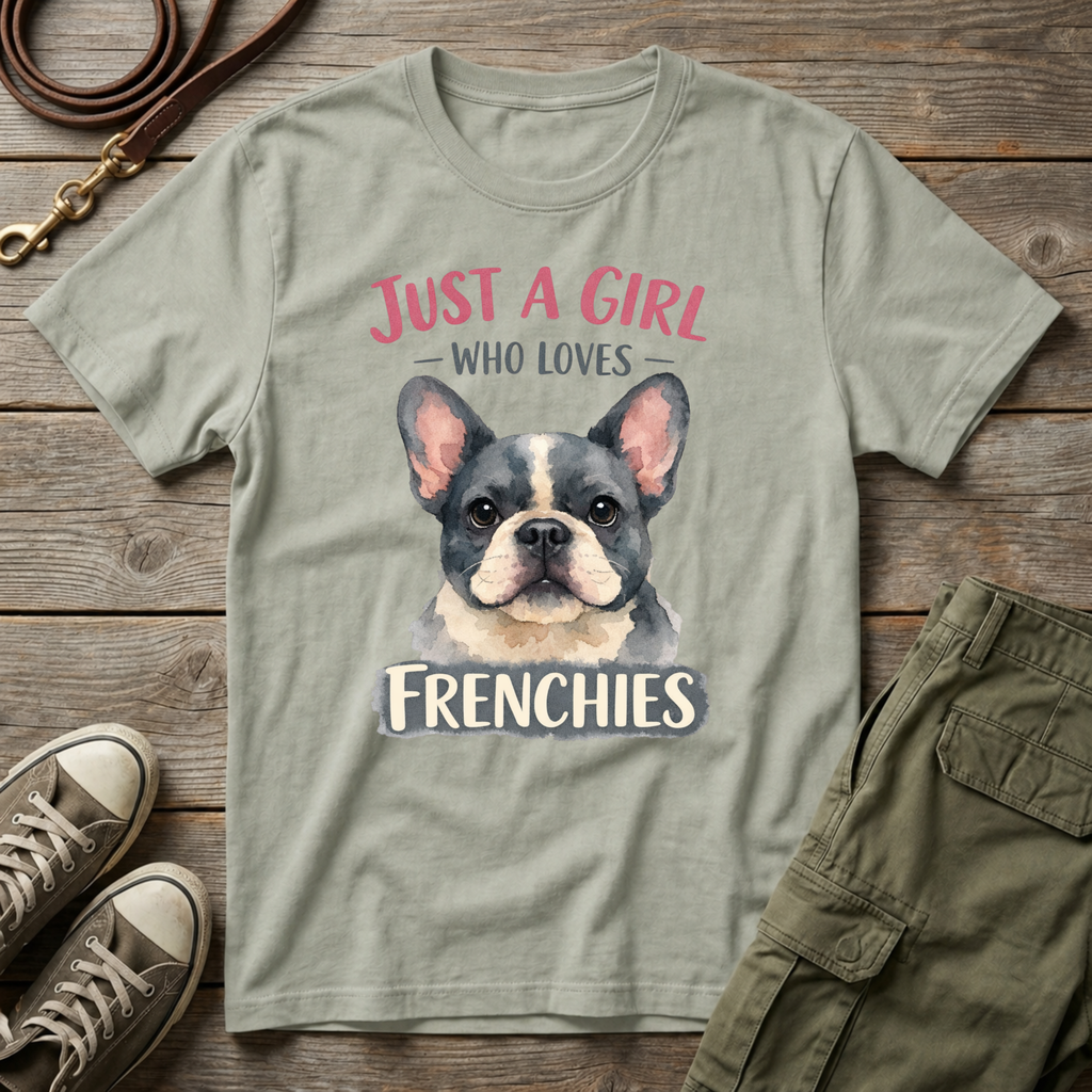 Girl Loves Frenchies T-Shirt