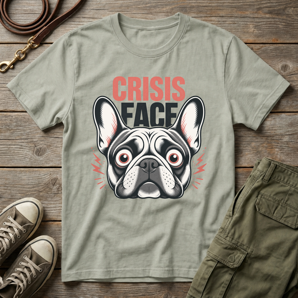 Frenchie Crisis Face T-Shirt