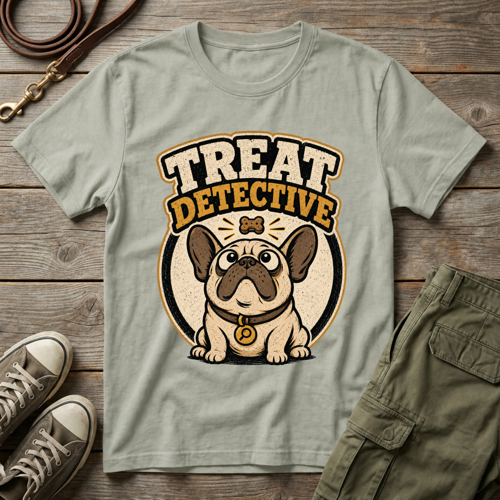Frenchie Treat Detective T-Shirt
