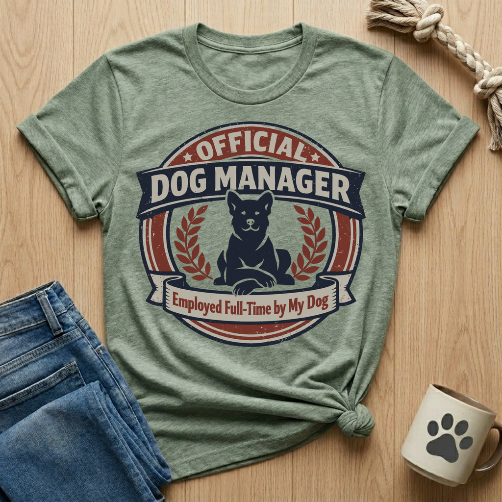 Official Dog Manager T-Shirt