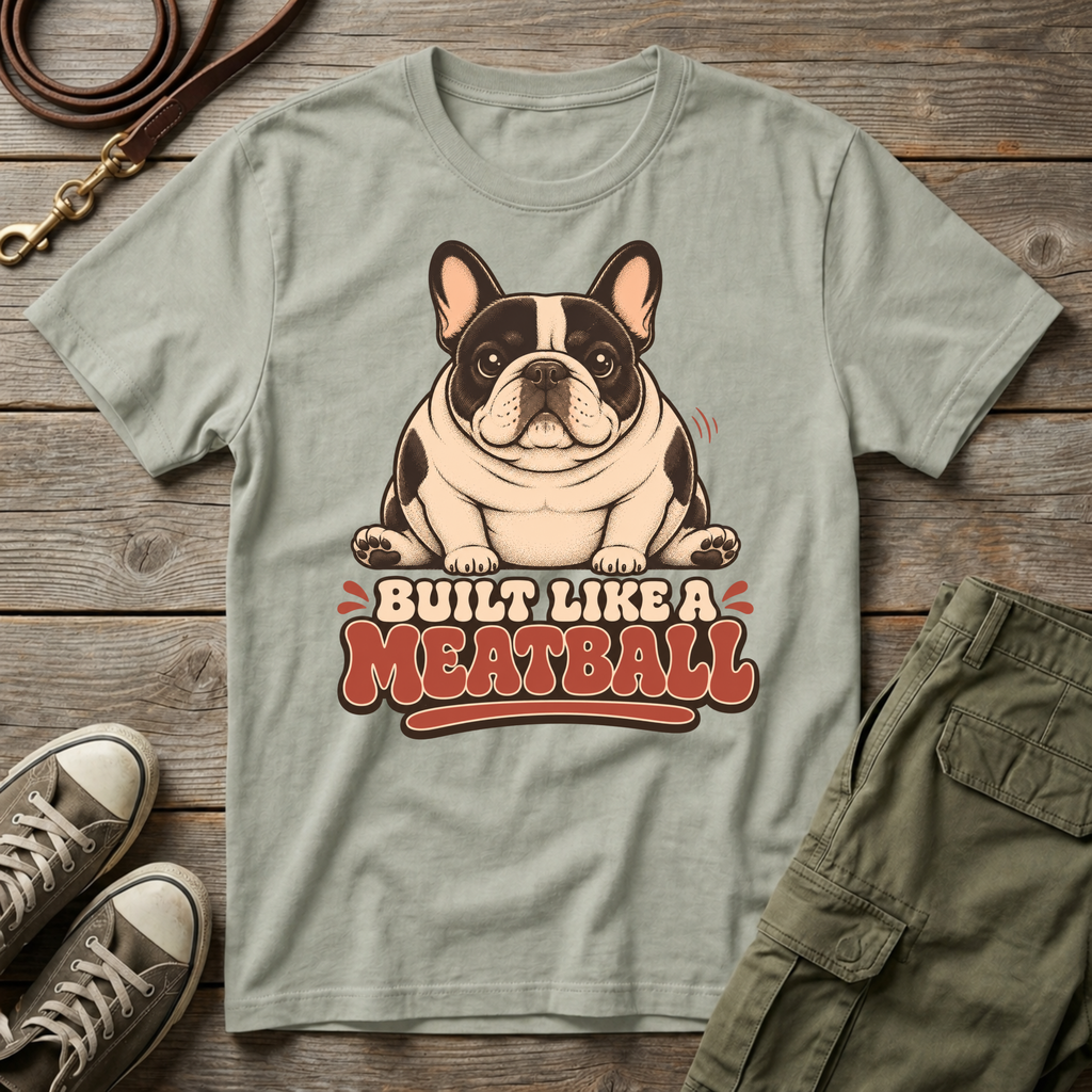 Frenchie Built Like A Meatball T-Shirt