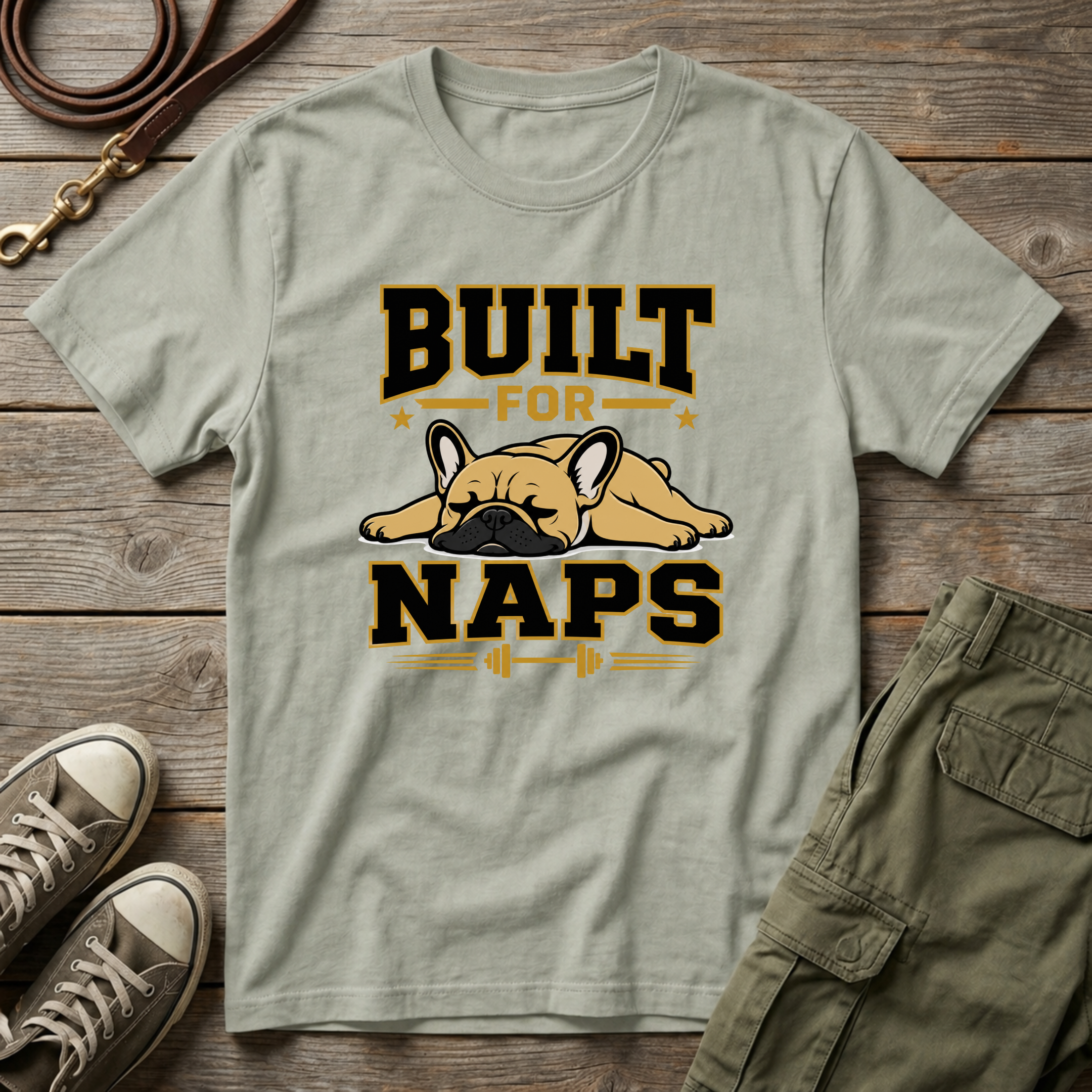 Frenchie Built For Naps T-Shirt