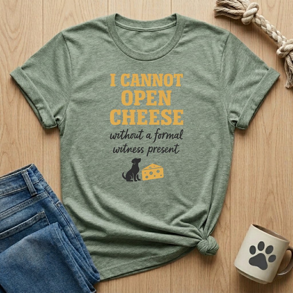 Cannot Open Cheese T-Shirt