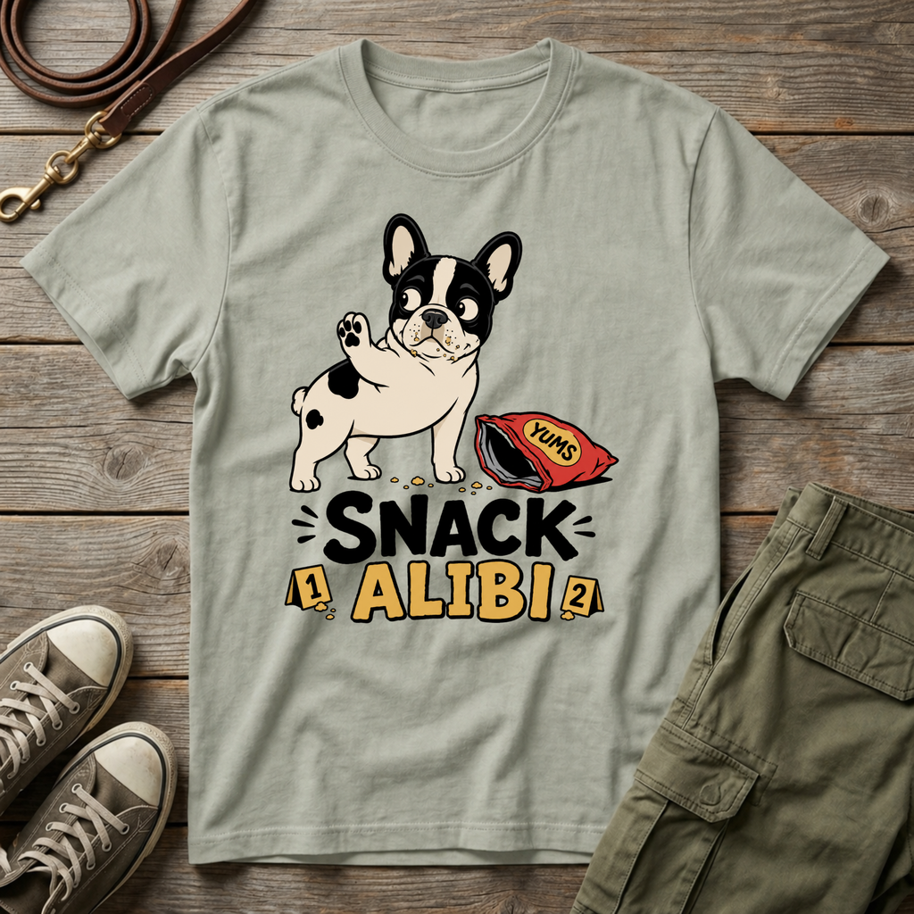 Frenchie Snack Alibi T-Shirt