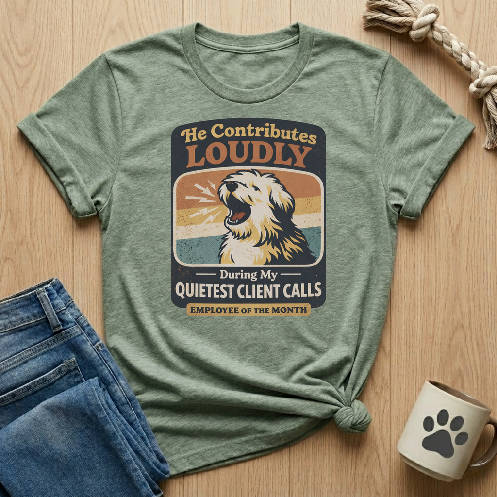 He Contributes Loudly During Client Calls T-Shirt