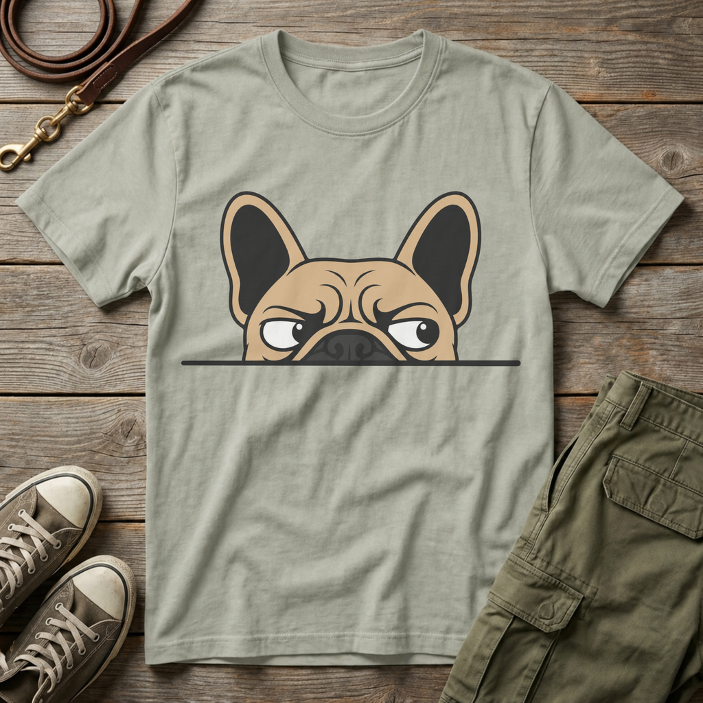 Frenchie Peaking T-Shirt