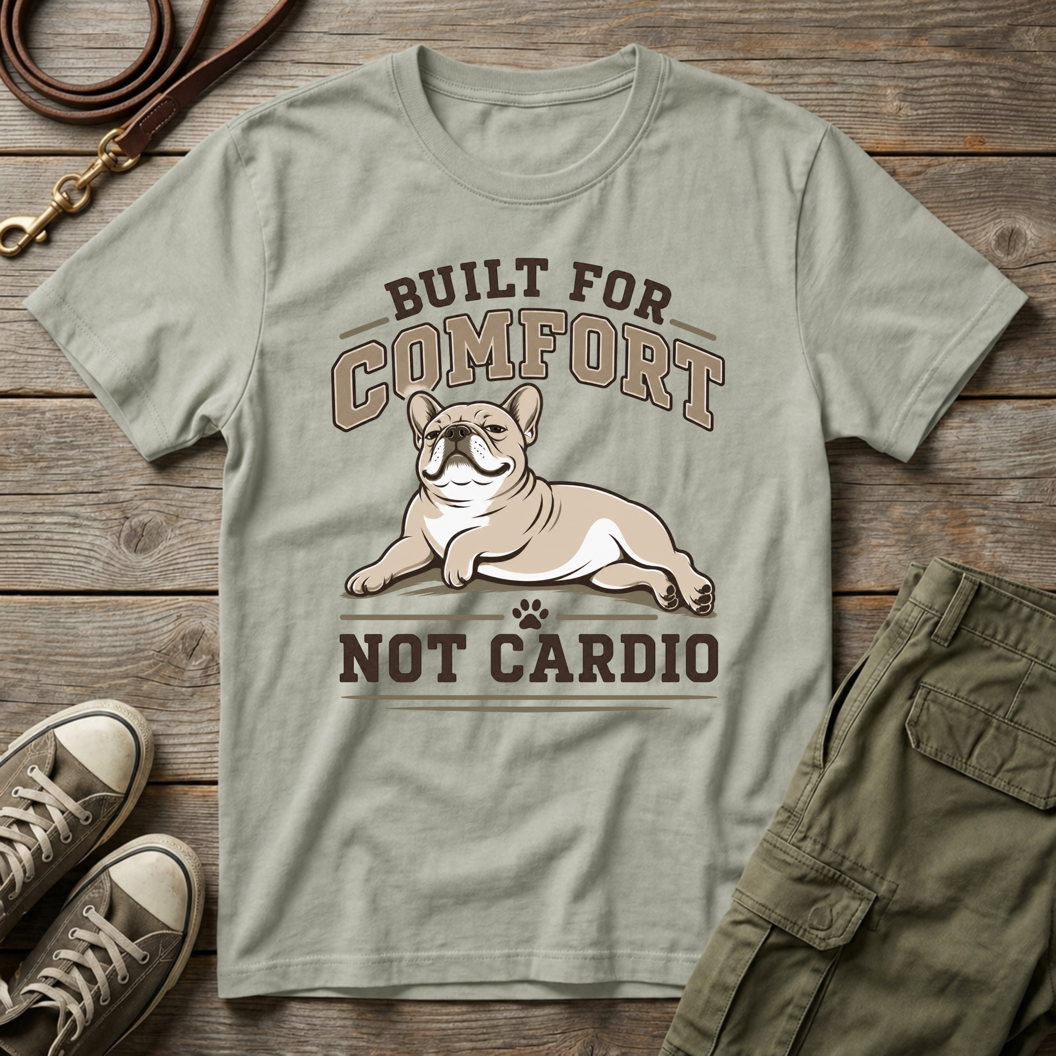 Frenchie Built For Comfort T-Shirt