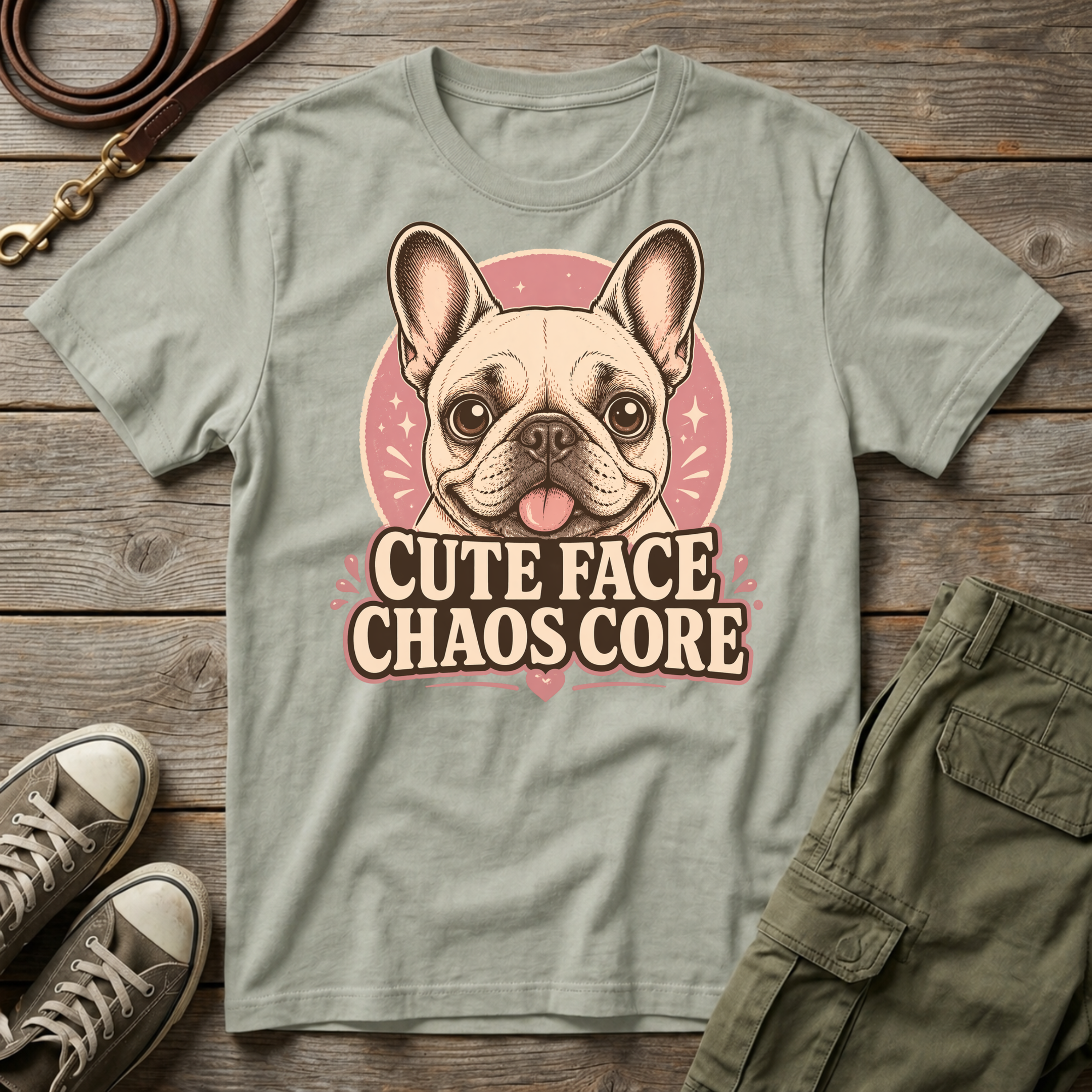 Frenchie Cute Chaos T-Shirt