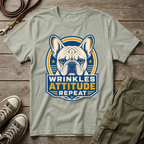 Frenchie Wrinkles Attitude T-Shirt