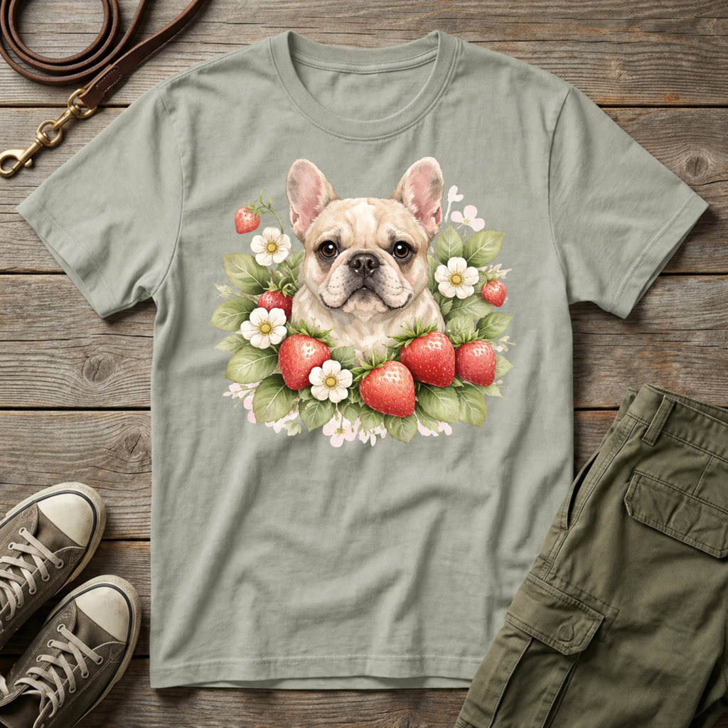 Frenchie Strawberry T-Shirt