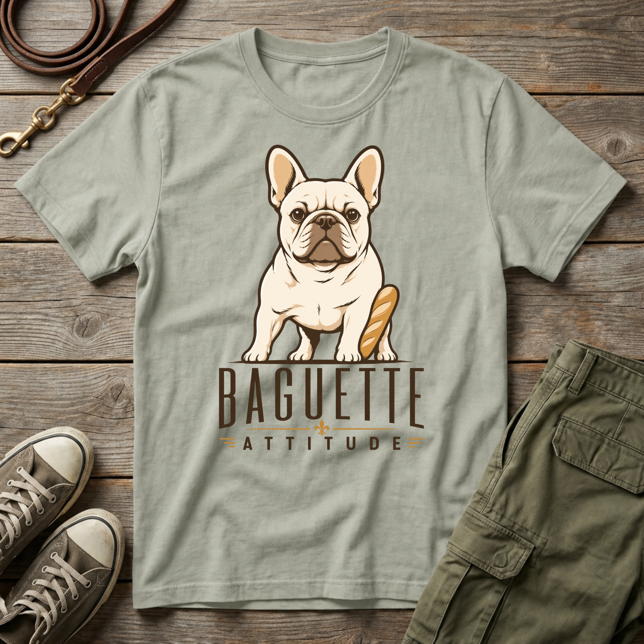 Baguette Frenchie T-Shirt