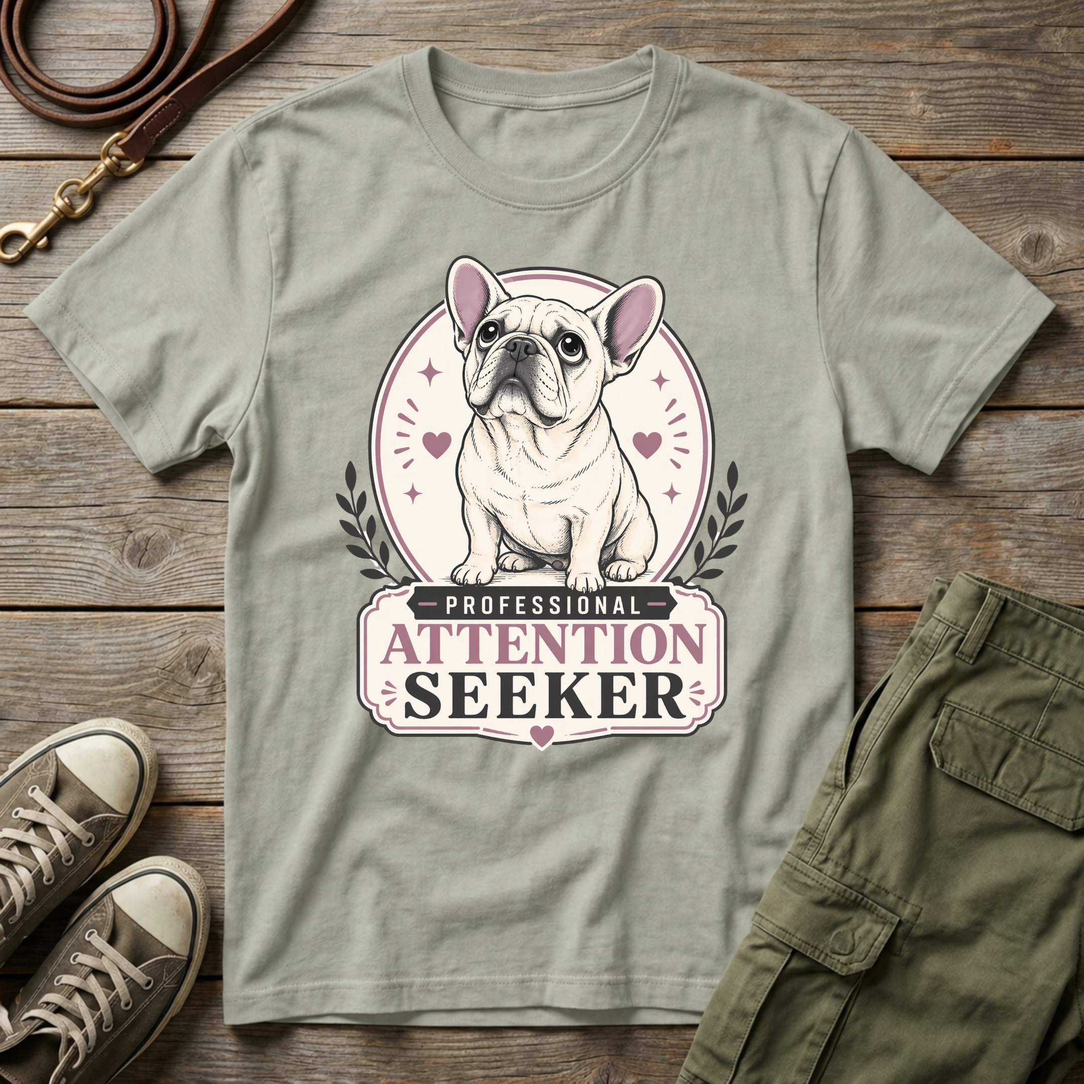 Frenchie Attention Seeker T-Shirt