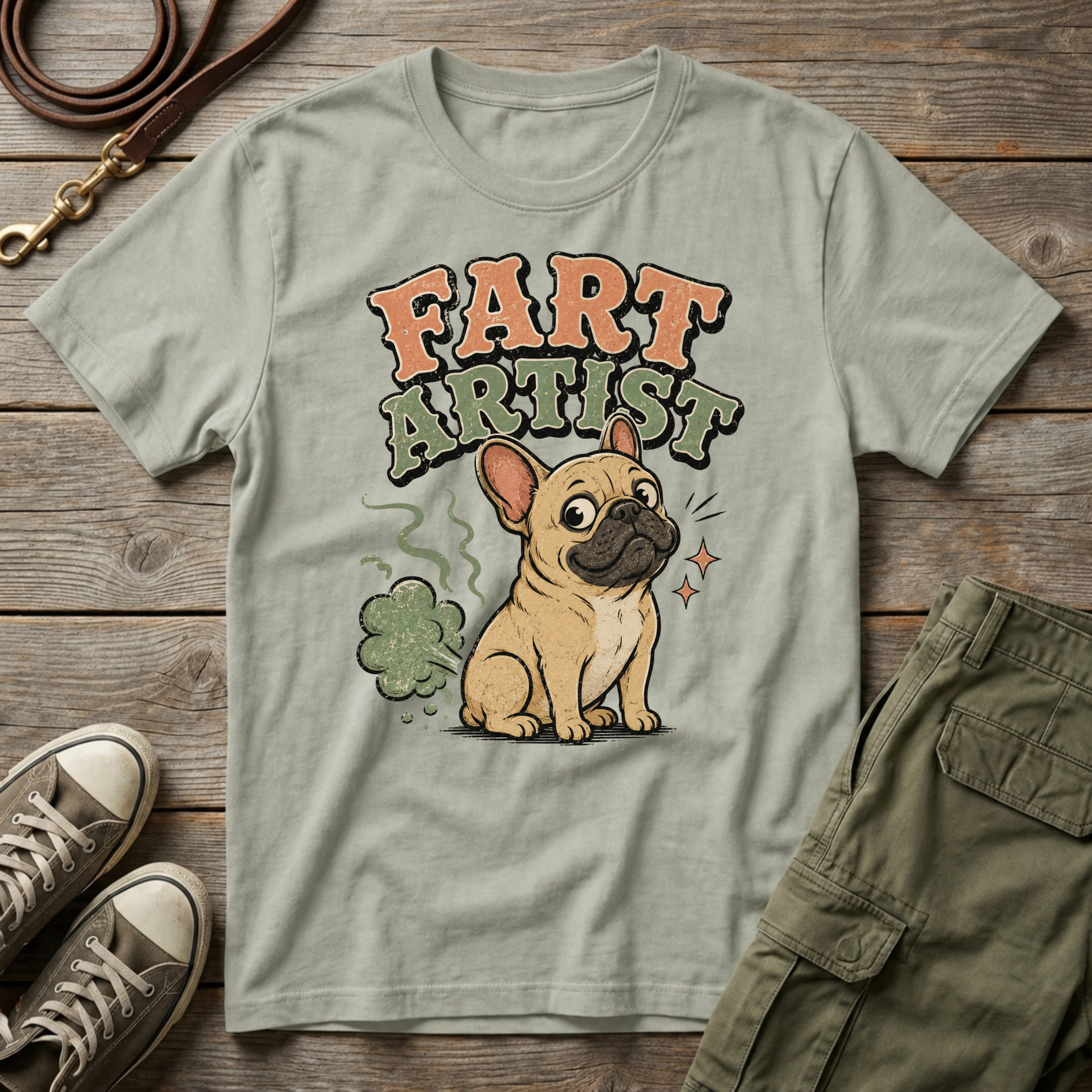 Frenchie Fart Artist T-Shirt