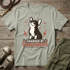 Frenchie Charged By Compliments T-Shirt