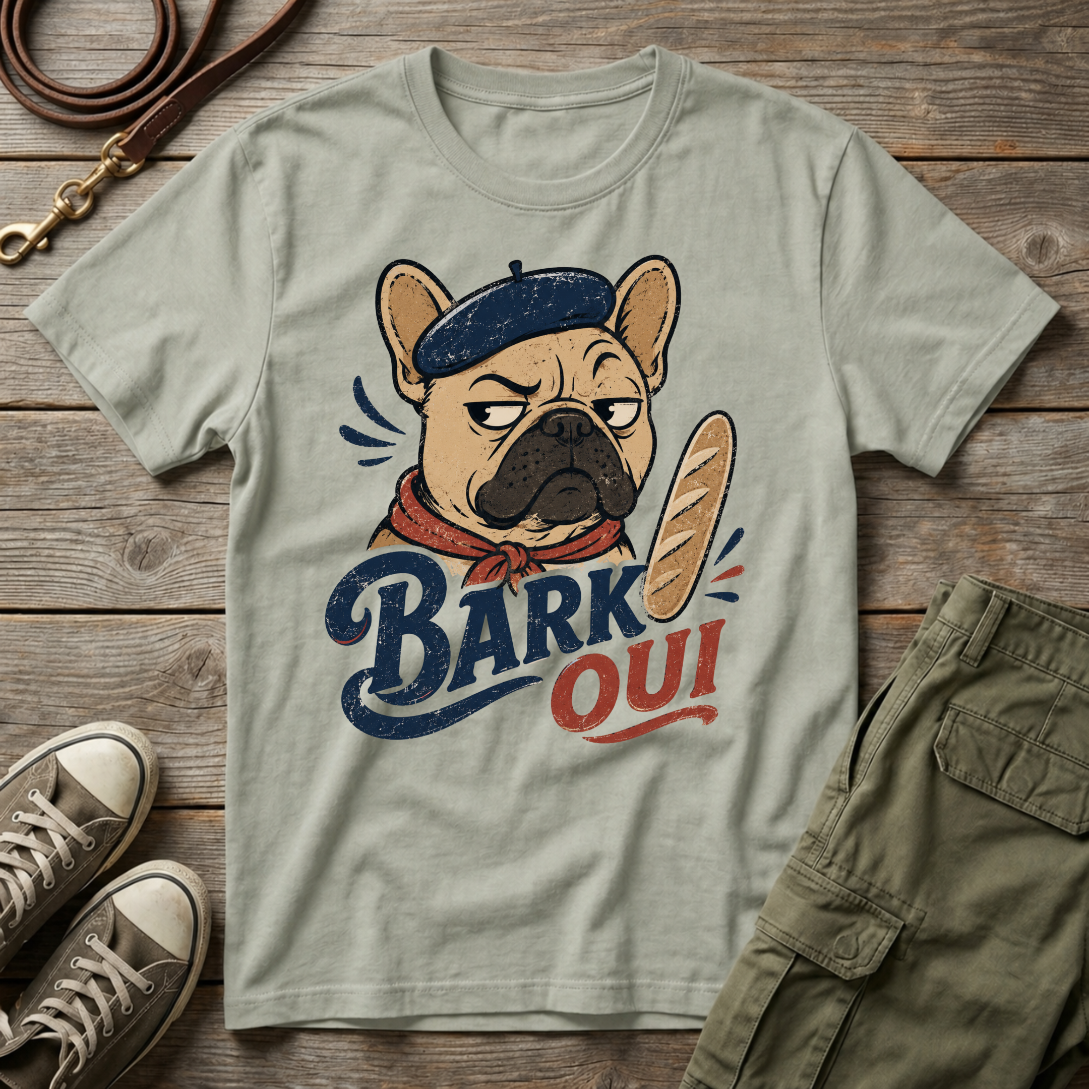 Frenchie Bark Oui T-Shirt
