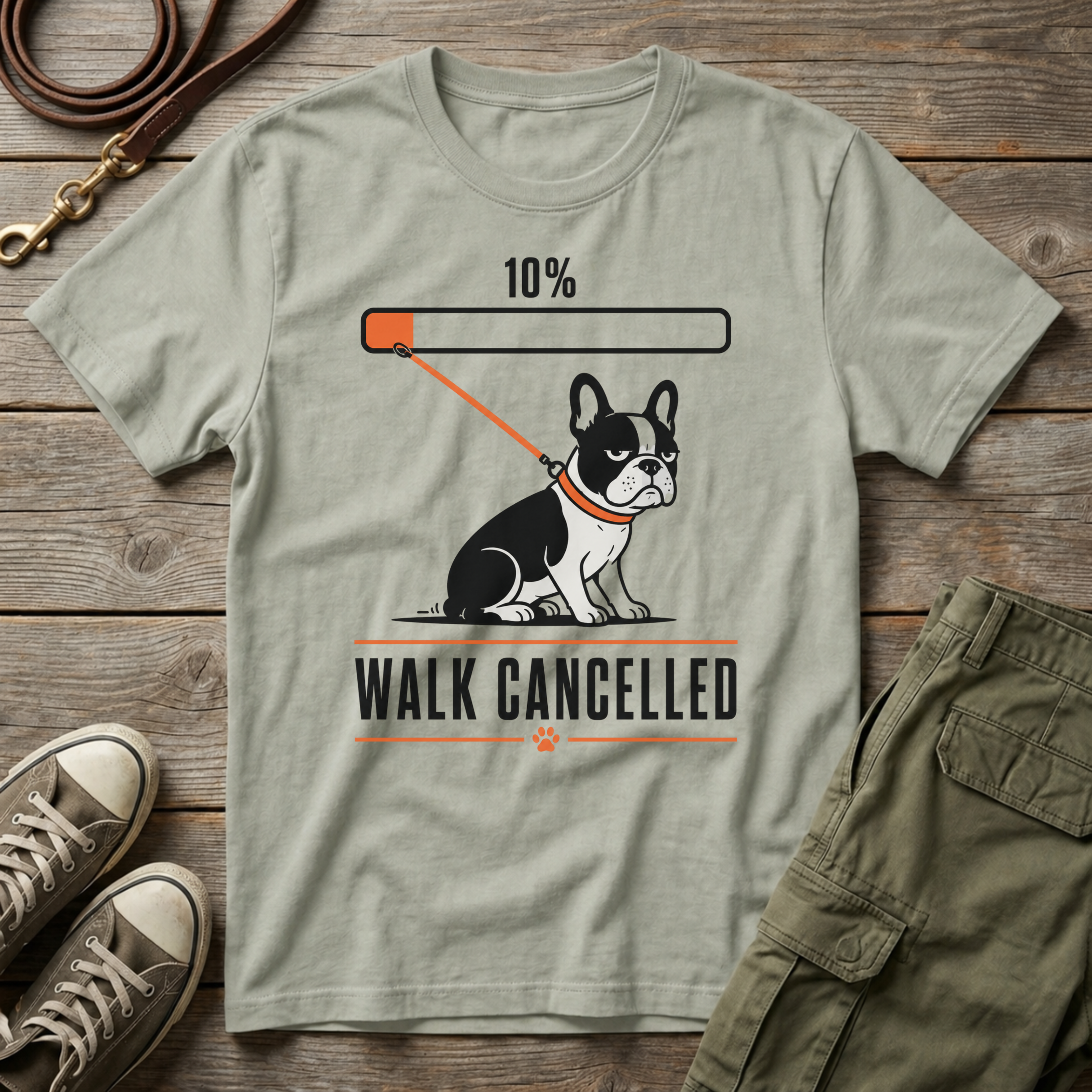 Frenchie Walk Cancelled T-Shirt
