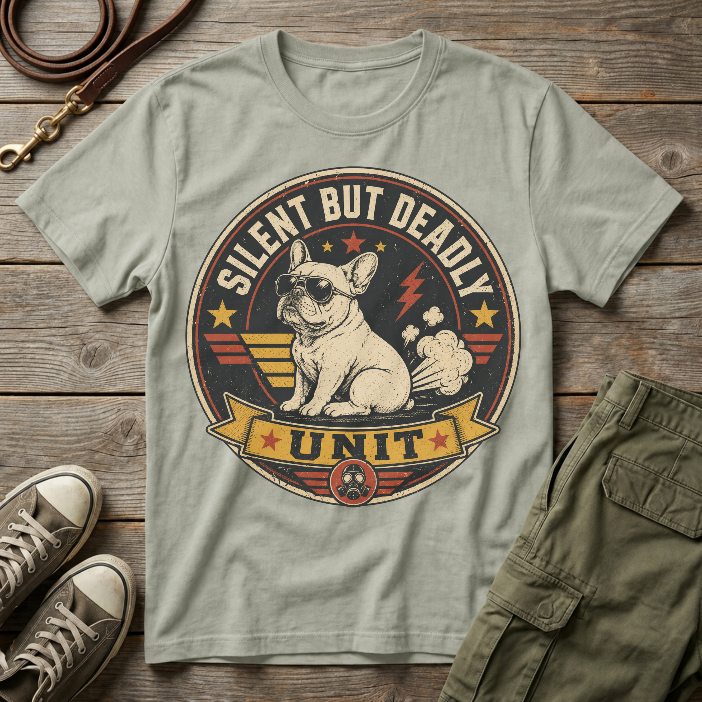 Frenchie Silent But Deadly T-Shirt