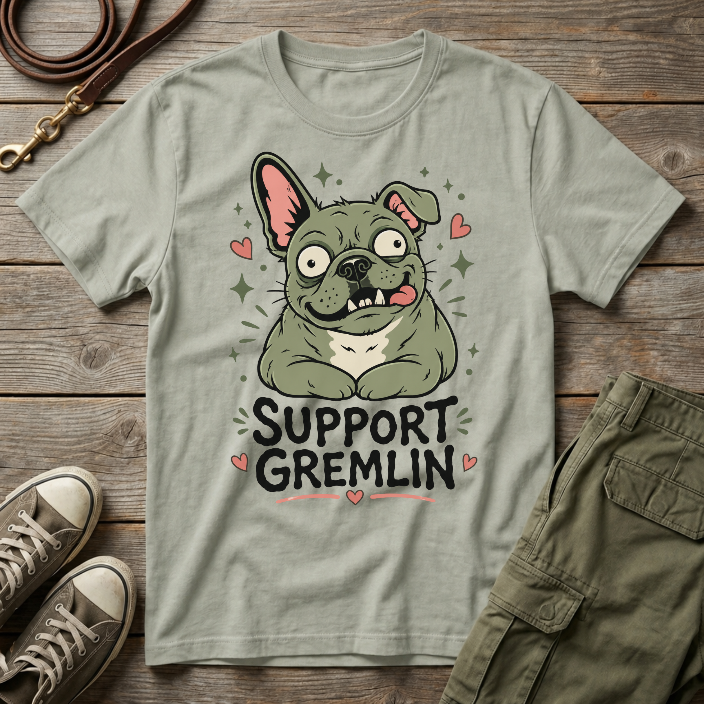 Frenchie Support Gremlin T-Shirt