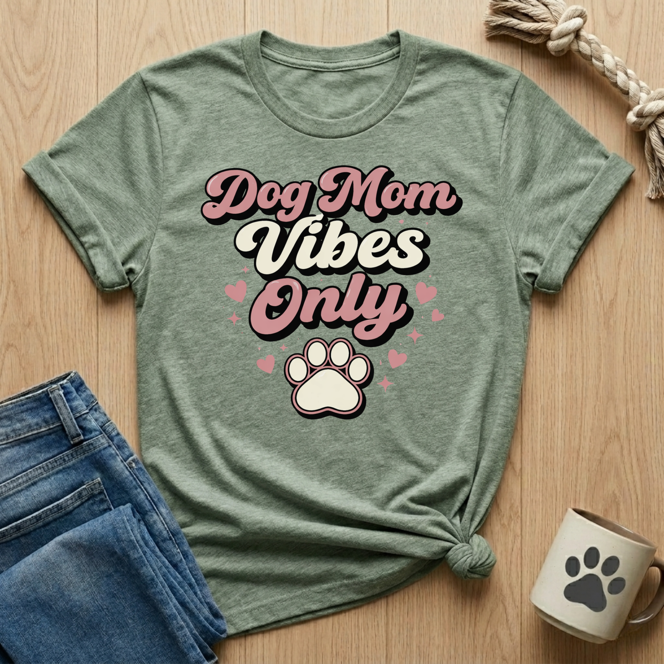 Dog Mom Vibes T-Shirt