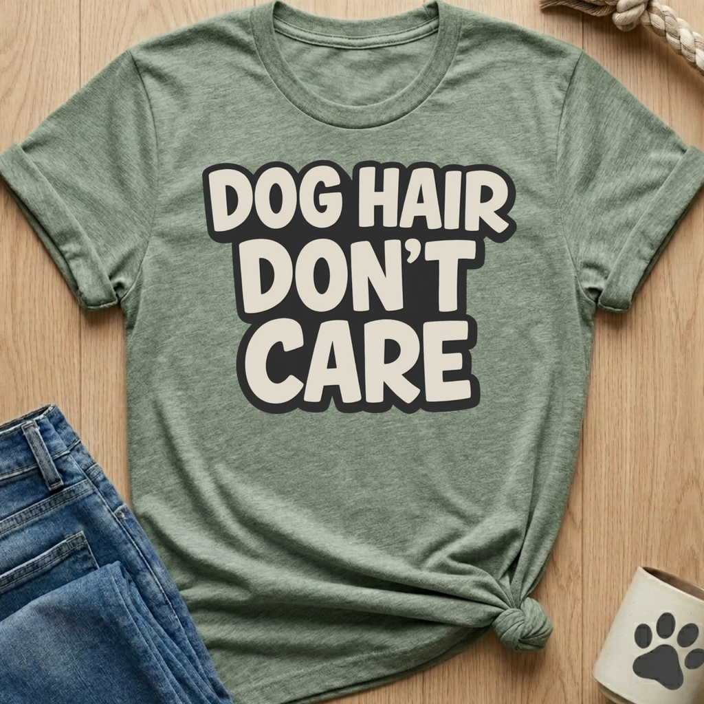 Dog Hair Don't Care T-Shirt