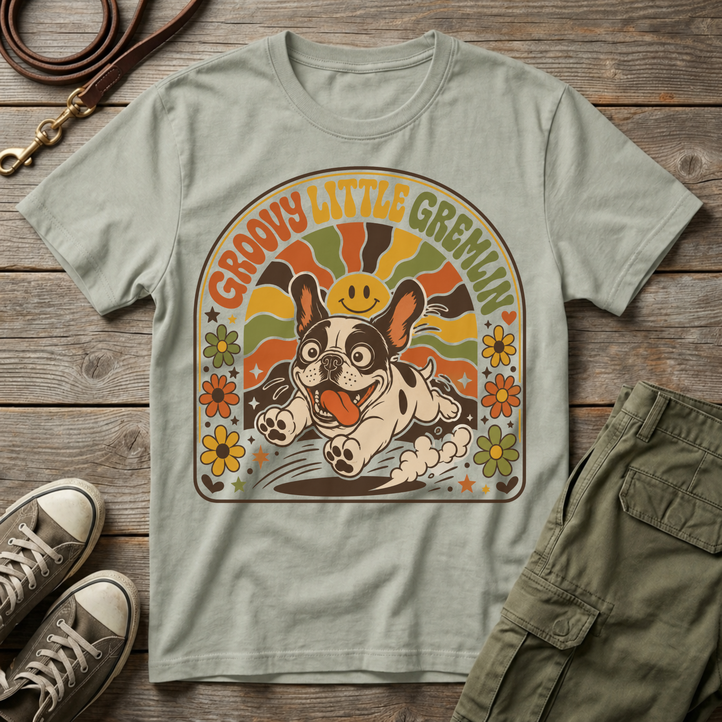 Frenchie Groovy Gremlin T-Shirt
