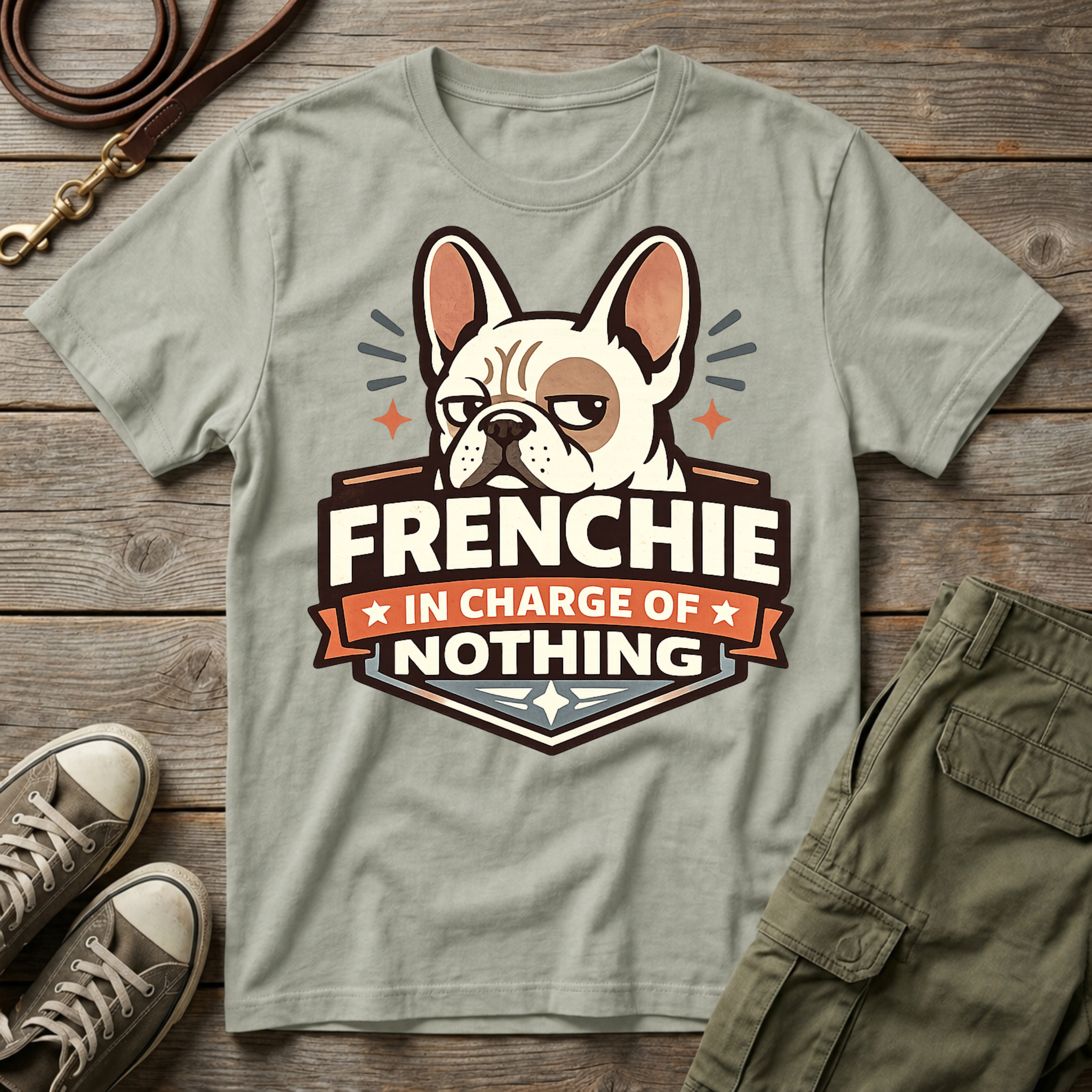 Frenchie Not In Charge T-Shirt
