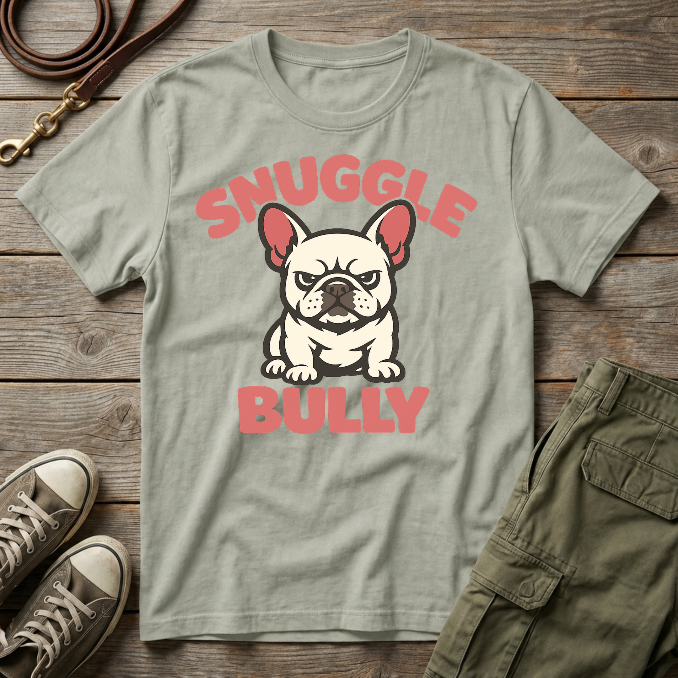 Frenchie Snuggle Bully T-Shirt