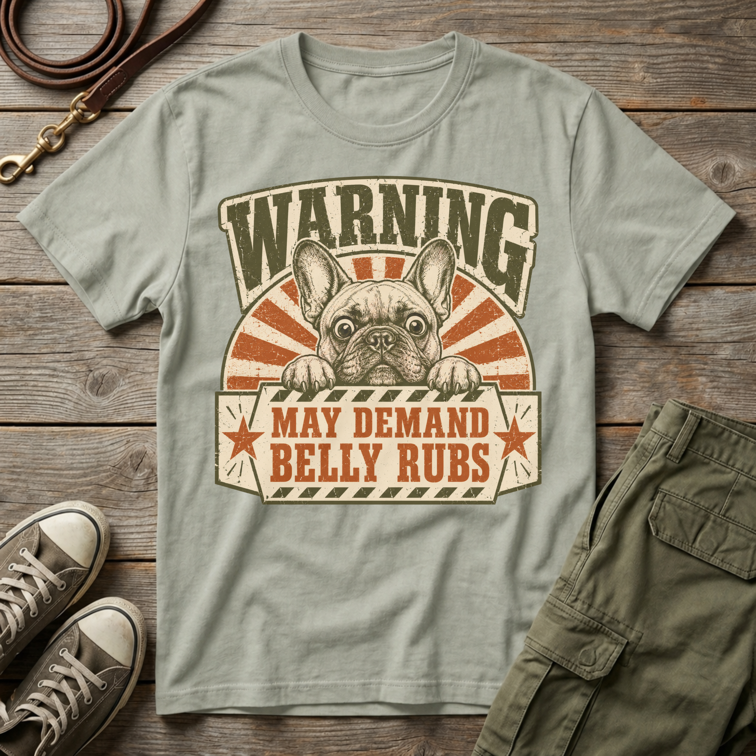 Warning May Demand Belly Rubs T-Shirt
