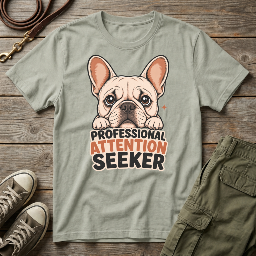 Frenchie Pro Attention Seeker T-Shirt