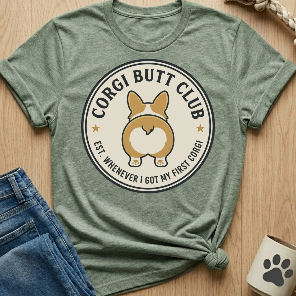 Corgi Butt Club T-Shirt