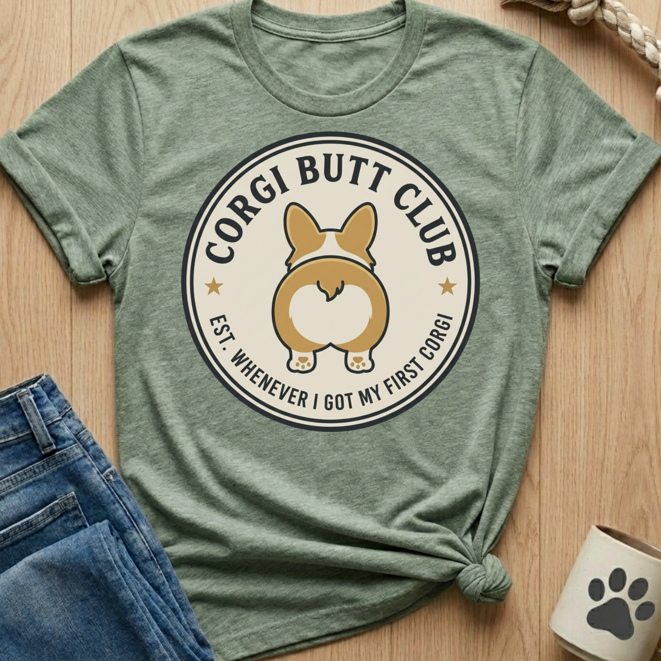 Corgi Butt Club T-Shirt