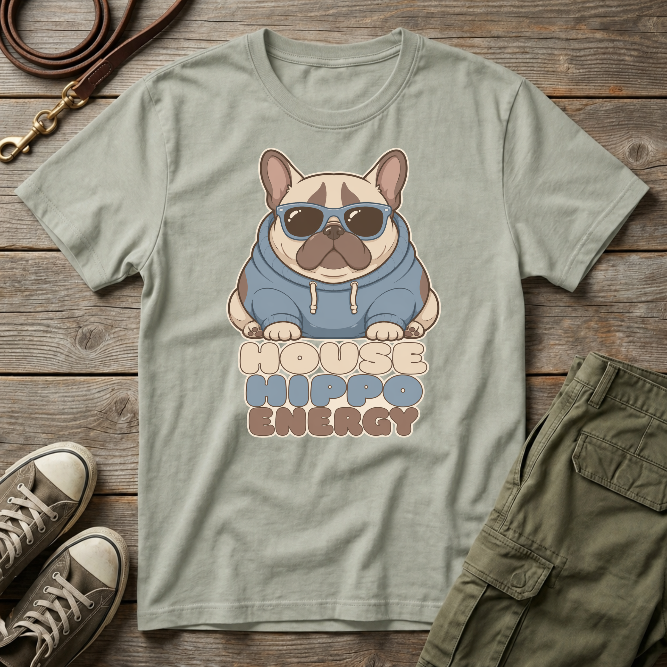 Frenchie House Hippo T-Shirt
