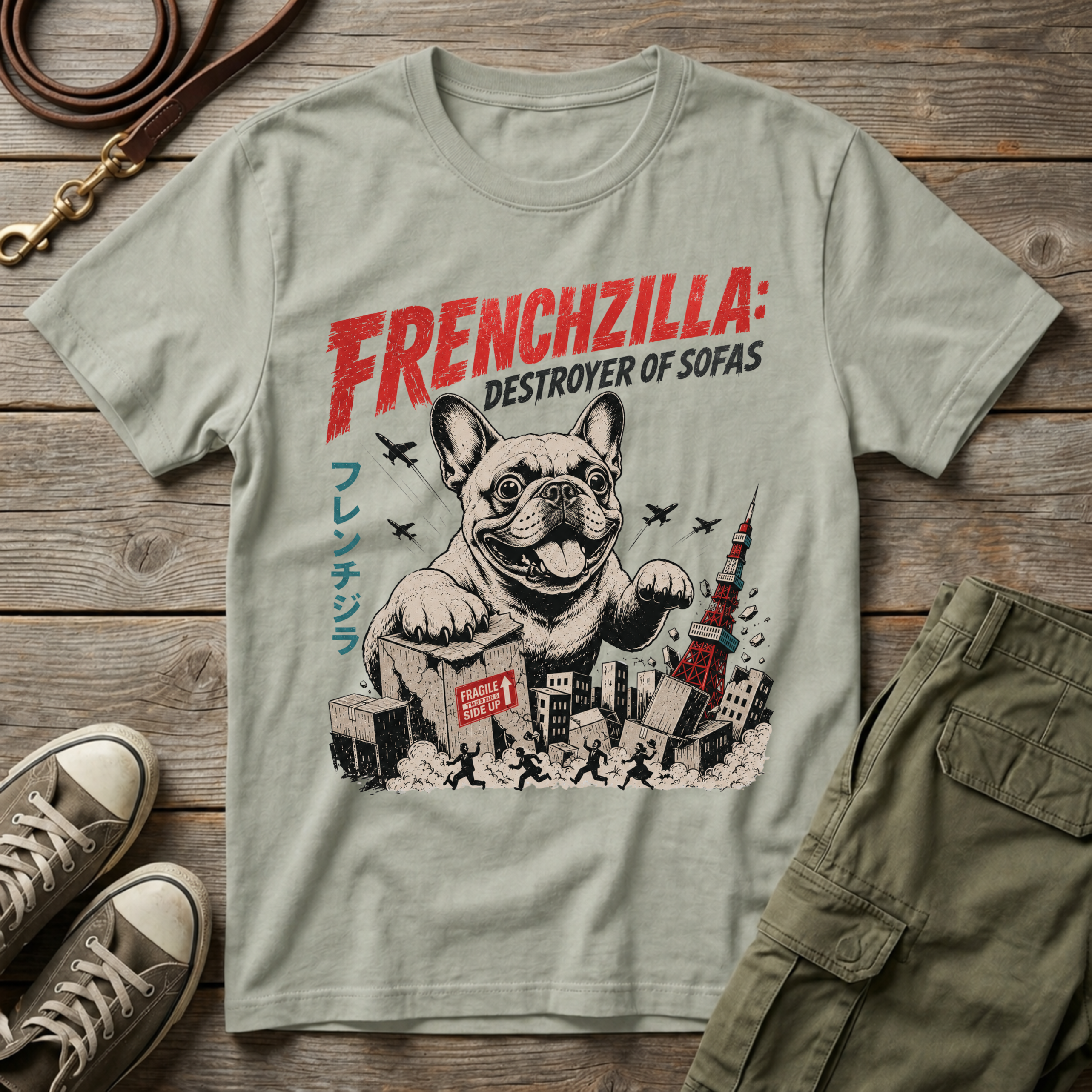 Frenchie Frenchzilla T-Shirt