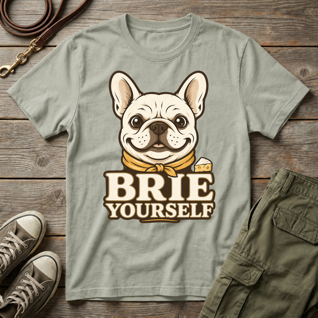 Frenchie Brie Yourself T-Shirt