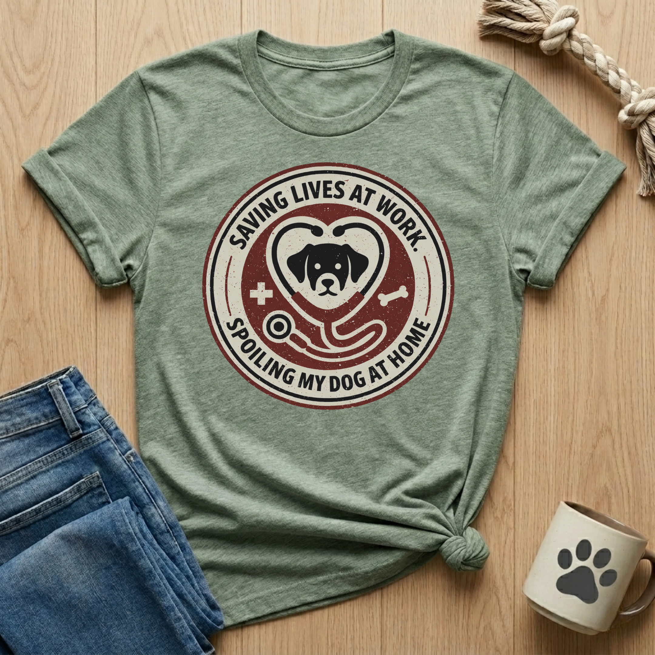 Saving Lives - Spoiling Dog T-Shirt