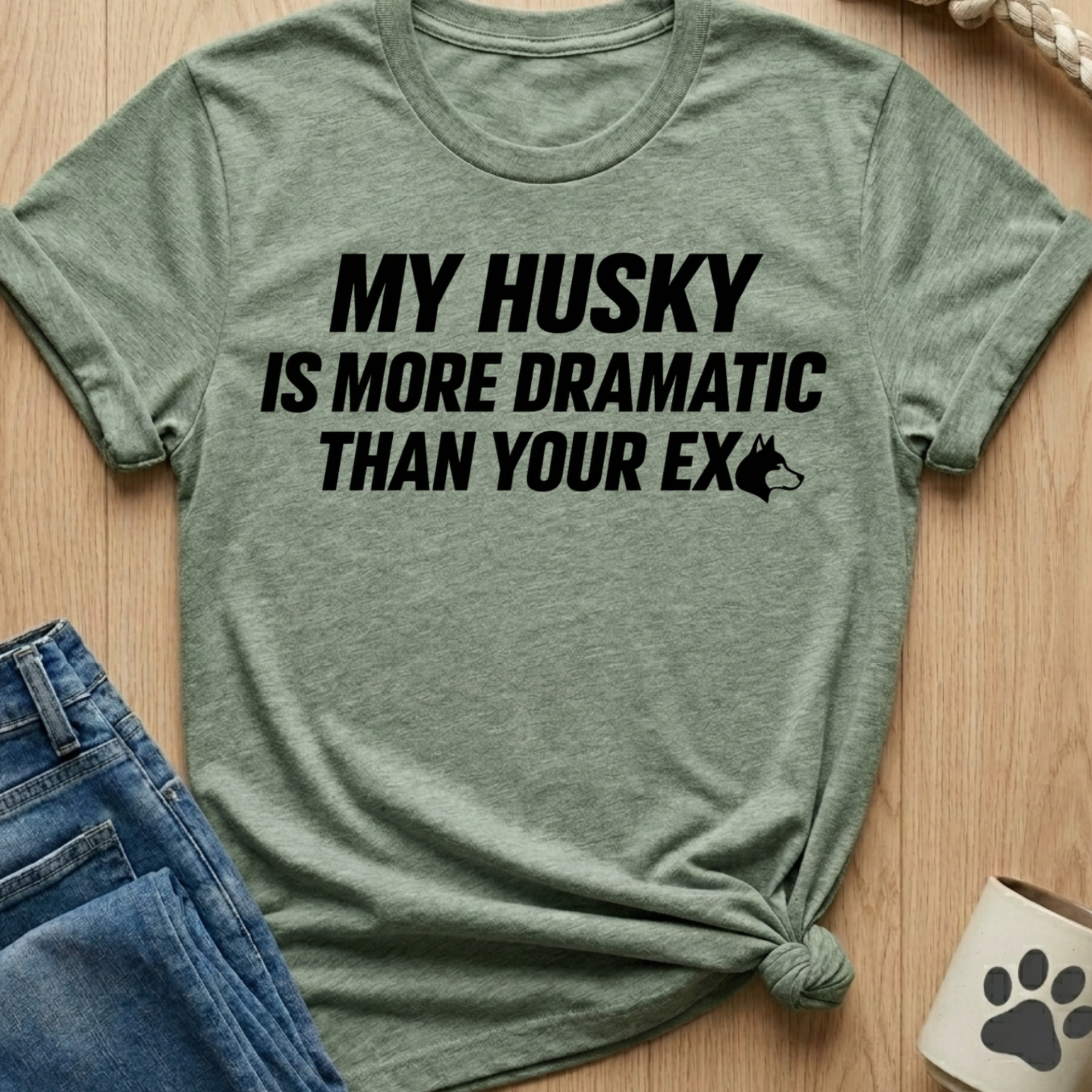Husky More Dramatic T-Shirt