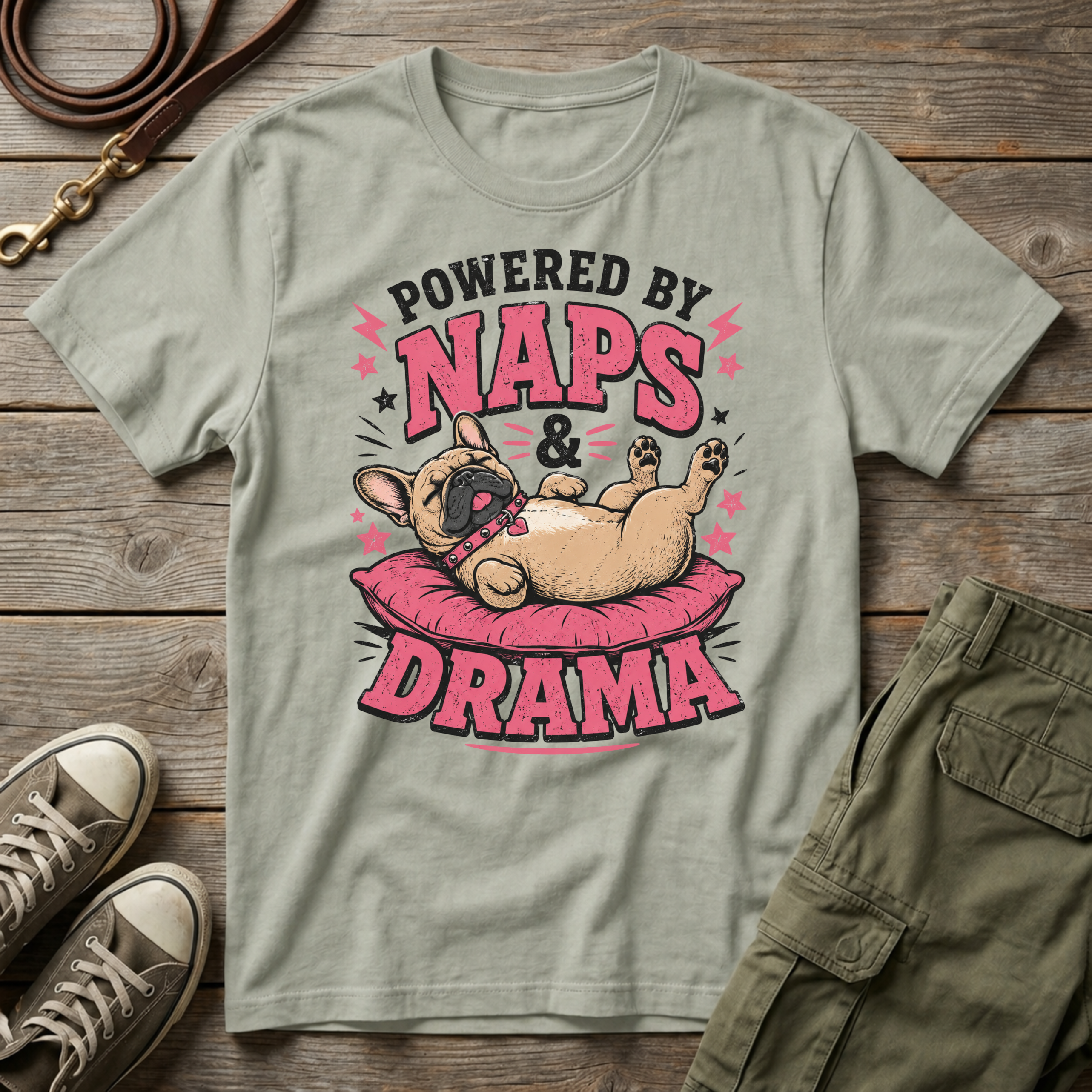 Powered by Naps & Drama T-Shirt