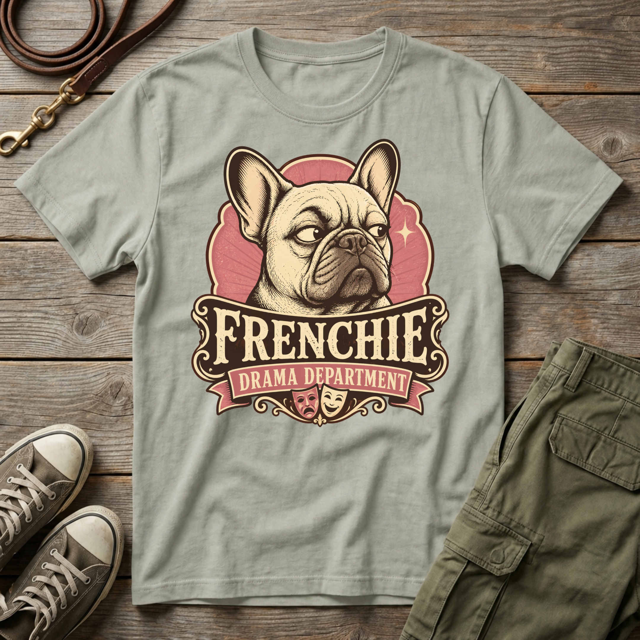 Frenchie Drama Department T-Shirt