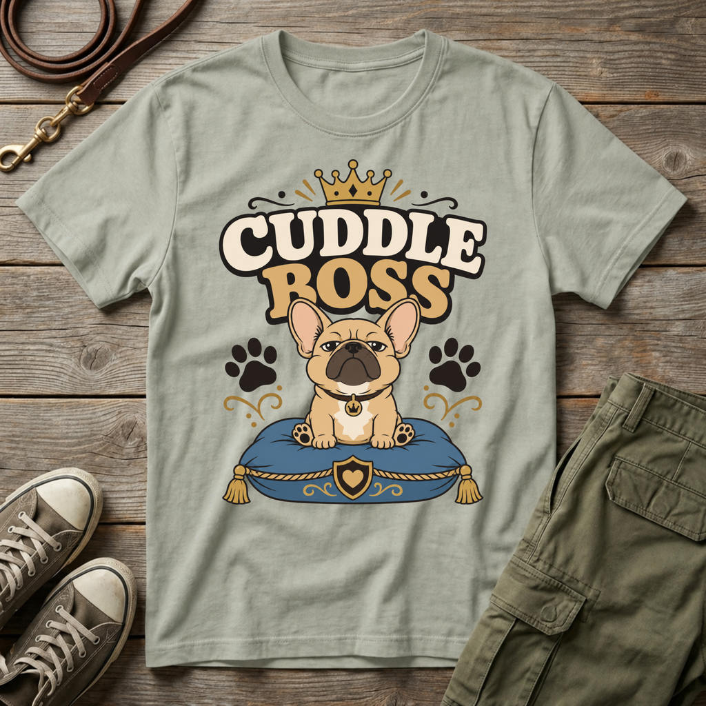 Frenchie Cuddle Boss T-Shirt