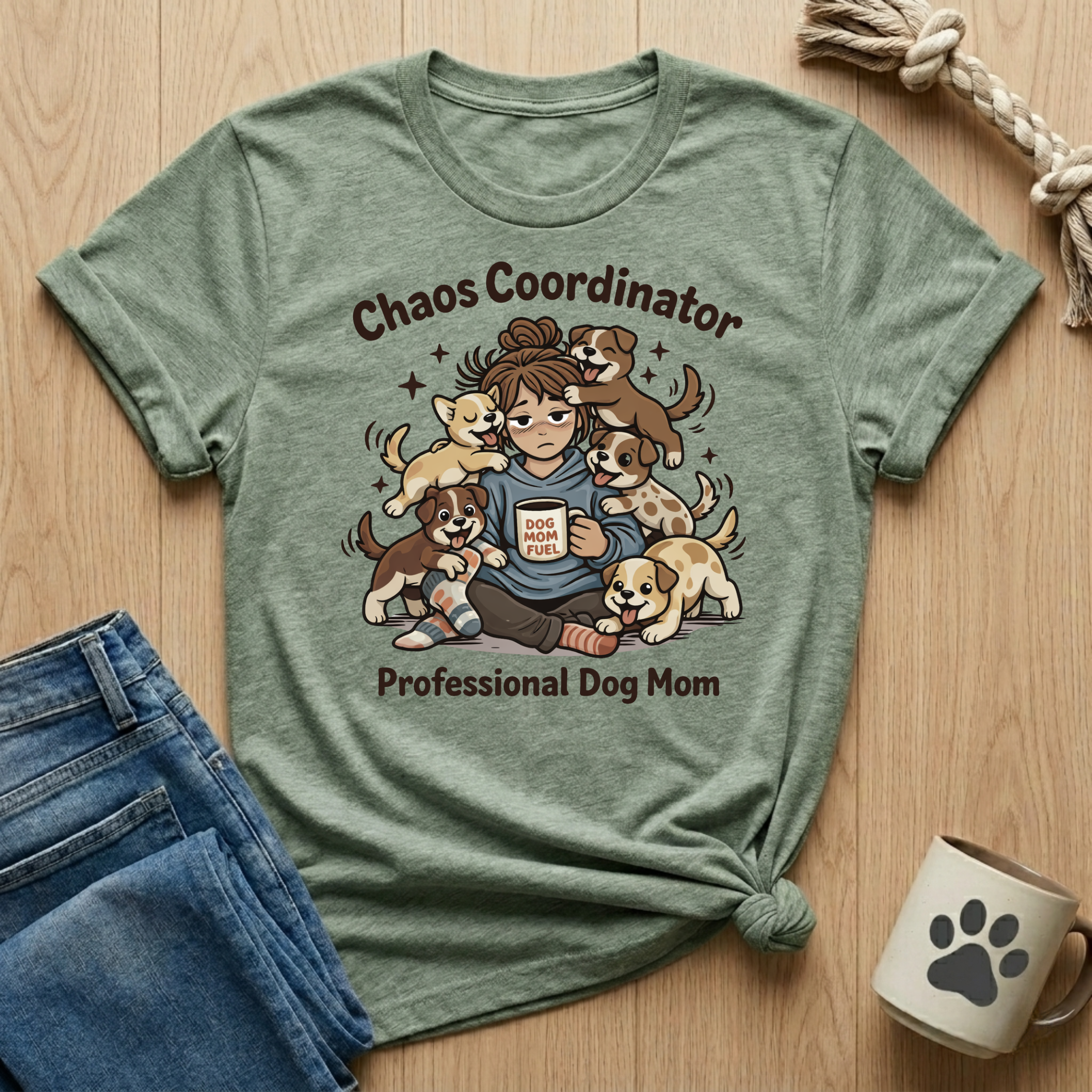 Chaos Coordinator - Professional Dog Mom T-Shirt