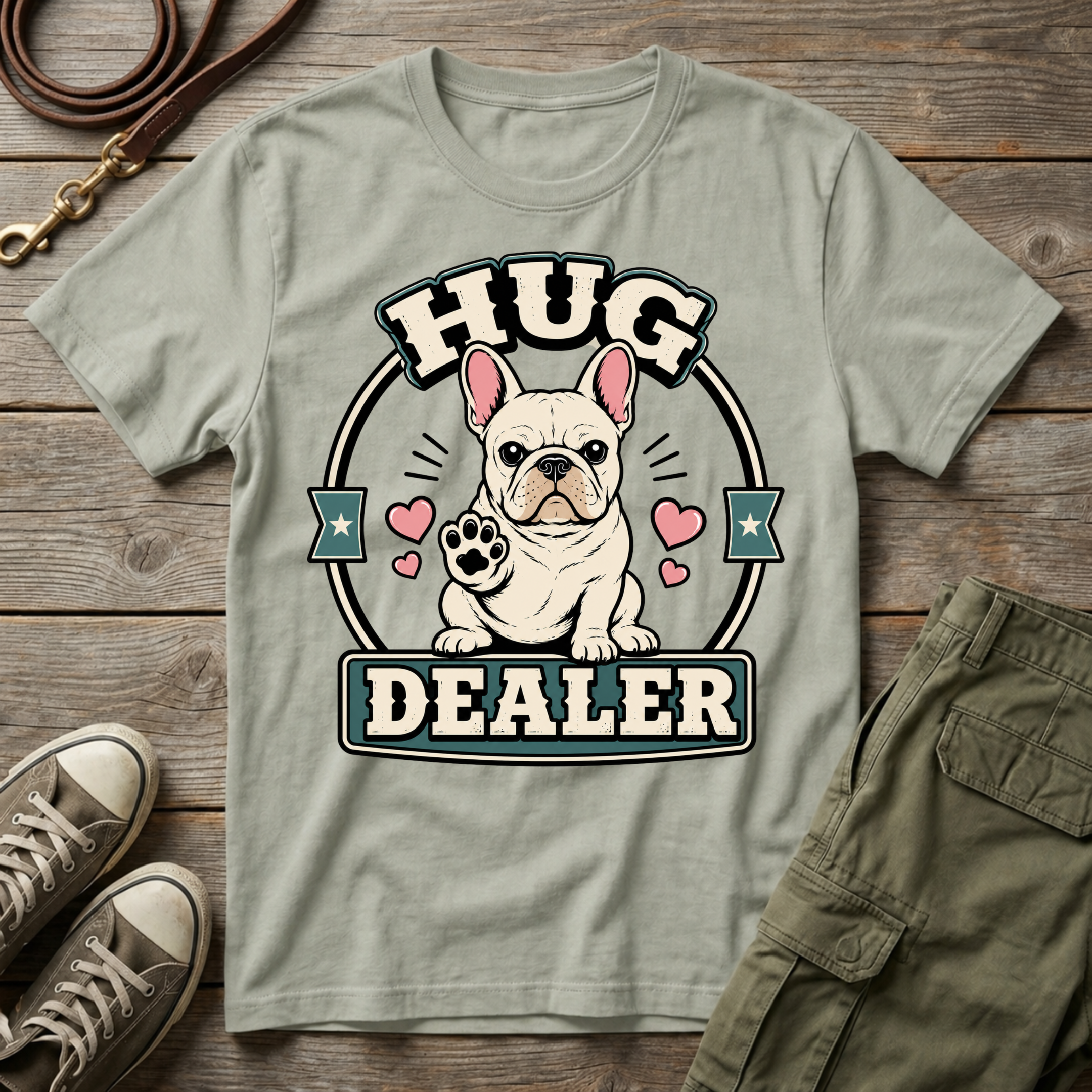Frenchie Hug Dealer T-Shirt