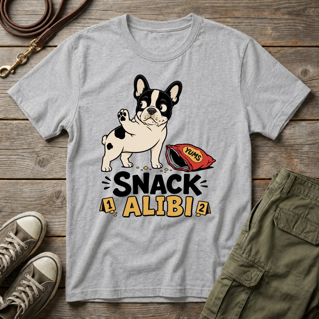 Frenchie Snack Alibi T-Shirt