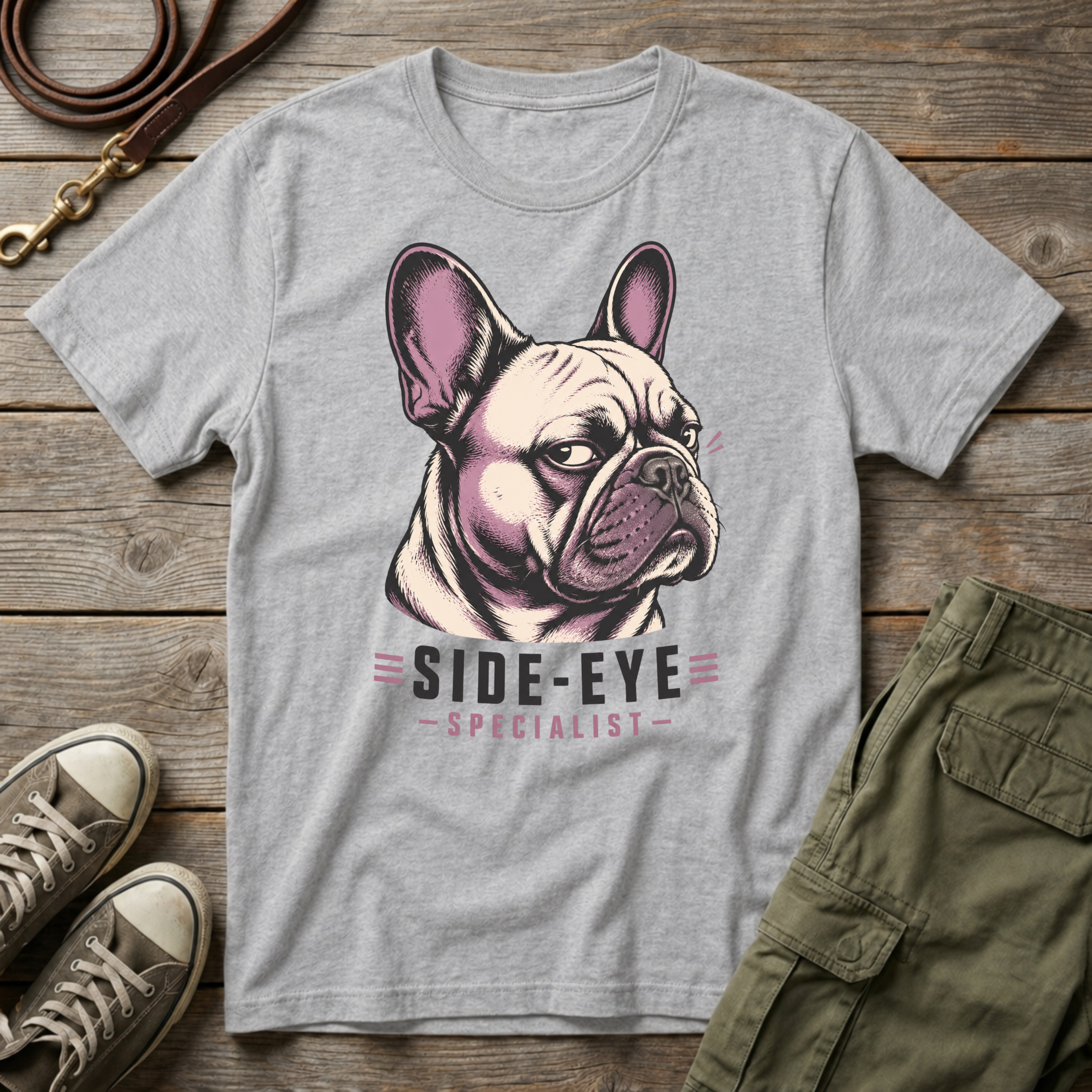 Frenchie Side Eye T-Shirt